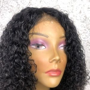 14 Inch Brazilian Kinky Curl Lace (4x4) Human Hair